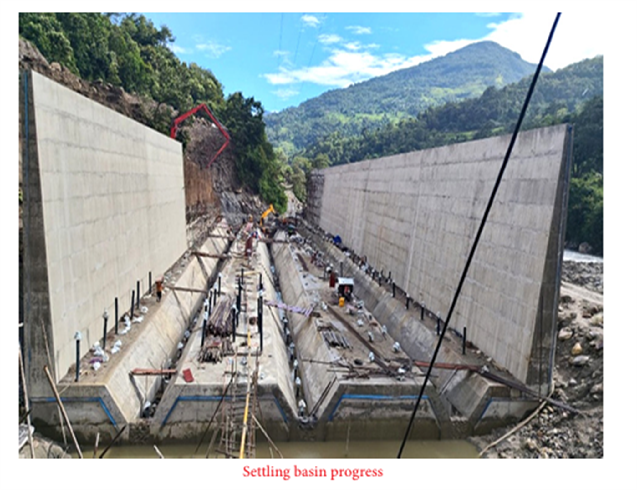 Construction progress